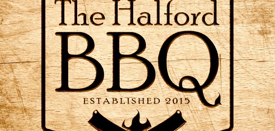 BBQ Logo on wood grain